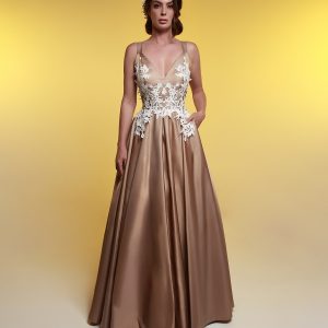 Vestido Dorado Rococo