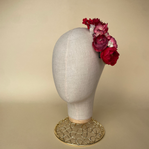 Peineta Roja Peonia