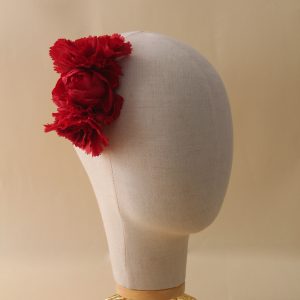 Peineta Roja Gardenia